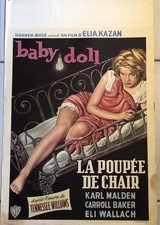 Affiche Cinéma 35x55 cm Baby Doll La Poupée De Chair Année 1956