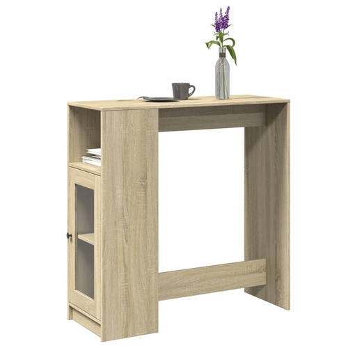 Table bar avec étagères - table,