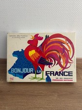 ANCIEN JEU DE SOCIETE NATHAN : BONJOUR LA FRANCE    VERIFIE ET 100 % COMPLET