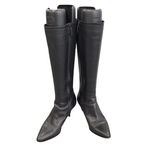 Hermes boots long - boots, black