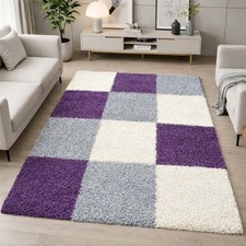 Tapis shaggy moelleux à poils