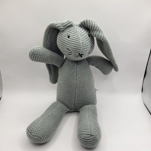 Peluche lapin tricoté 46 - tricoté,