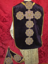 Chasuble Violette Velours de