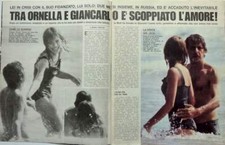 ORNELLA MUTI_GIANCARLO GIANNINI => 5 pages 1979 vintage Italian CLIPPING