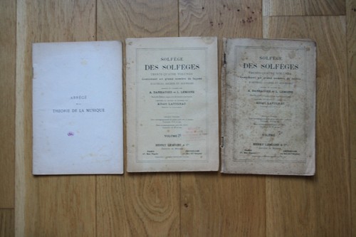 Lot livres solfèges - lot, 3