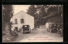 CPA Capvern, Place et Bains du