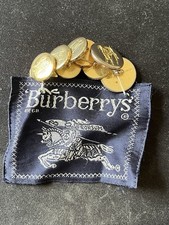 Boutons de veste Burberrys' en Métal Doré vintage buttons