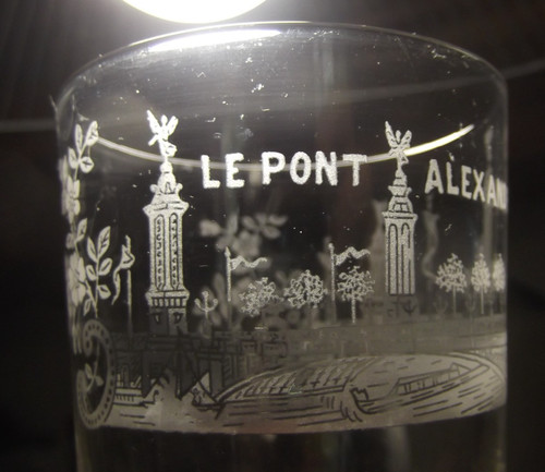 Ancien verre gobelet - ancien,