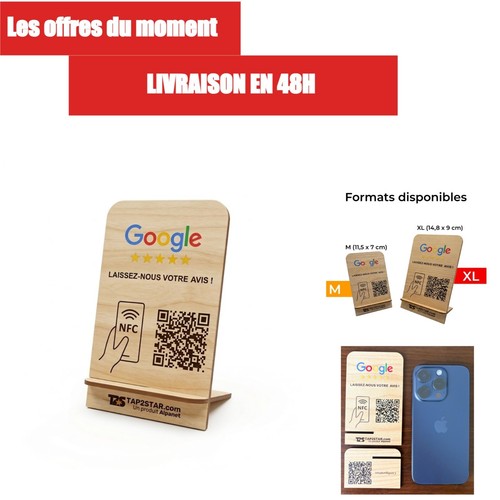 Stand bois nfc code - stand, qr