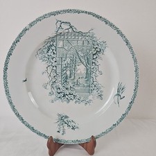 Plat Rond  Décor Campagne De Pexonne, Terre De Fer