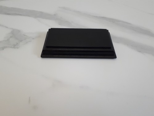 Socle bois peint noir - socle,