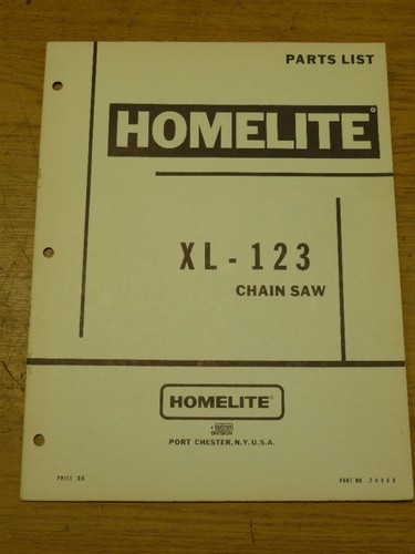 Homelite 123 chain saw - homelite, xl-123