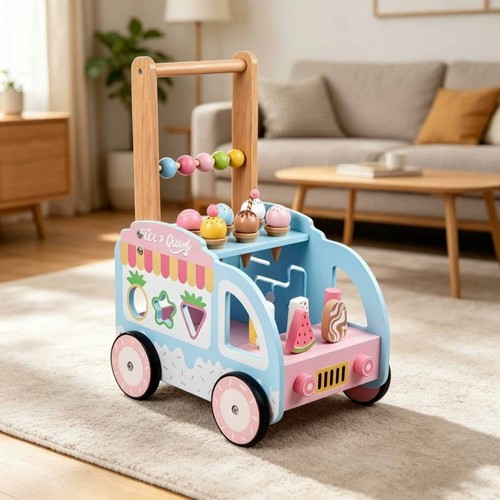 Chariot glace bois - en,