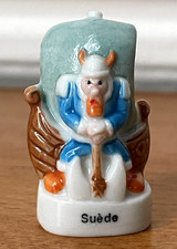 Fève Pays Suède Bateau Biking ⭐ Galette des Rois French charm !