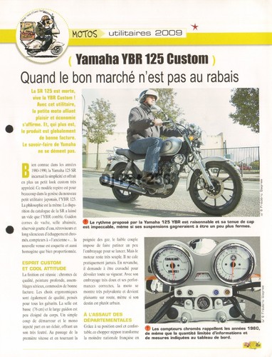 Fiche moto yamaha ybr 125 - :,