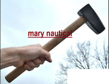 Marteau de forgeron neuf de l'âge du fer d'un Smith, réplique en cuivre martelé