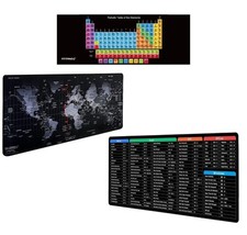 Tapis de souris clavier ordinateur pad monde xxl maison de bureau bureau