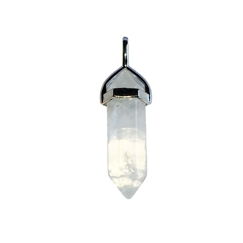 Pendentif cristal roche - cristal,