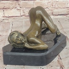 Bronze Chair Femme Sculpture