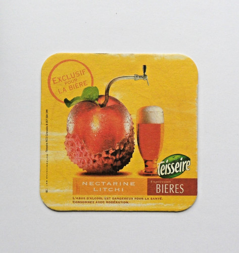 Sous bock bière teisseire - bière,