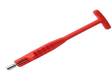 Tire valve avec poignée