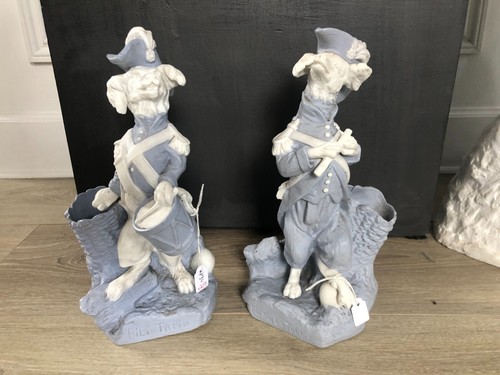 Paire vases sculpture