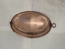 Ancien plat oval en cuivre /