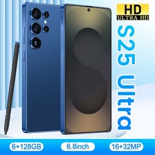 Smartphone S25 Ultra 5G débloqué portable Android 6,8 pouces 6+128 Go double SIM