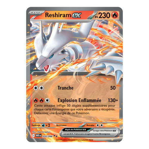 Reshiram 020 086 - 020/086, 🇫🇷