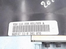 Compteur BMW SERIE 3 E36 COMPACT 62118381870