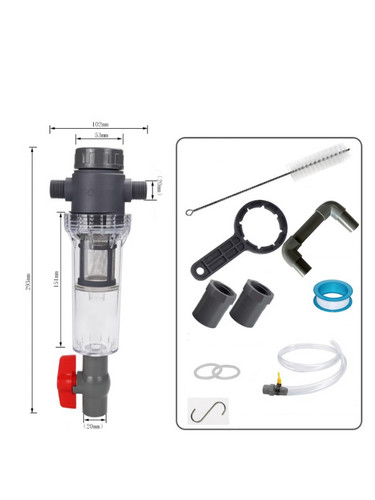 Filtre eau avec purge - filtre,
