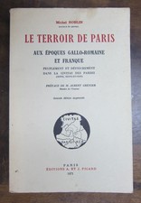 1971 Le Terroir de Paris aux époques Gallo-Romaine et Franque - Michel Robin