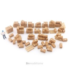 HO Lot de Colis Cartons 1/87