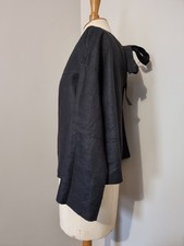 COS : BLOUSE 100 % LIN NOIR