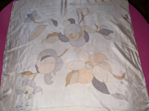 Foulard vintage soie - vintage, en