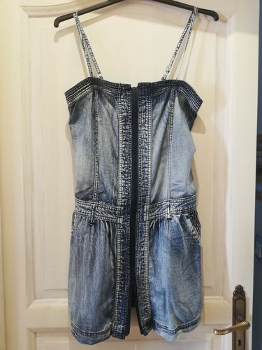 Robe bustier jean 36 - robe,