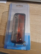 feu de gabarit rouge/blanc 115x45mm a support caoutchouc