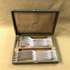 coffret / écrin vide CHRISTOFLE pour 6 couverts à poisson Ménagère Couteau Table