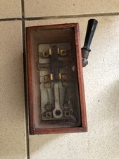 ANCIEN DIJONCTEUR ATELIER GARAGE INDUSTRIEL POUR DECO