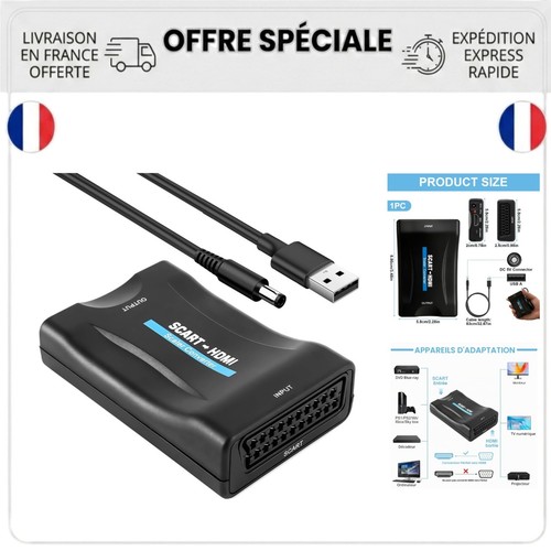 Adaptateur péritel vers hdmi - péritel,