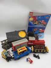 Jouet lego train de marchandise voie ferrée electrique 9v 4563