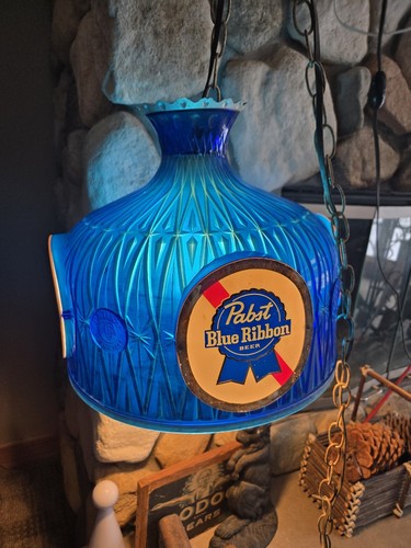 Vintage pabst blue ribbon beer - blue,