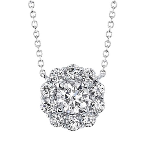 14k blanc diamant cercle - diamant,