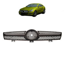 Calandre Grille Noir Brillant Compatible pour CLS C219 W219 04-08 Aucun AMG