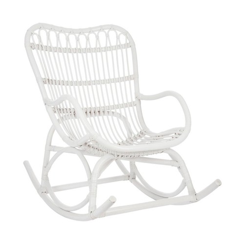 Fauteuil bascule rotin - en,