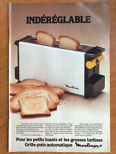 Publicité magazine - 1979 - Grille-pain Moulinex