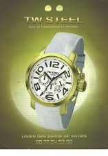 PUBLICITE  ADVERTISING   2008  TW STEEL montre 10ATM