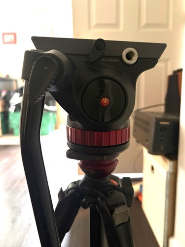 Manfrotto tripod with 502ah - manfrotto,