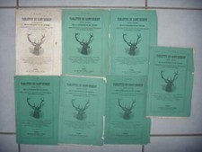 Chasse: Tablettes de Saint Hubert: Vénerie et Sport: 7 revues, 1860-61