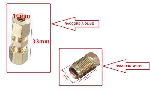 Raccord frein réparation - raccord,